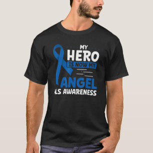 T-shirt Mon héros est maintenant mon ange Mois de la sensi