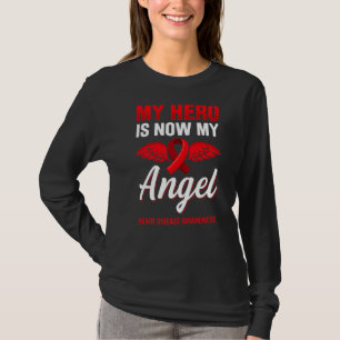 T-shirt Mon Héros Est Maintenant Mon Ange Sensibilisation 