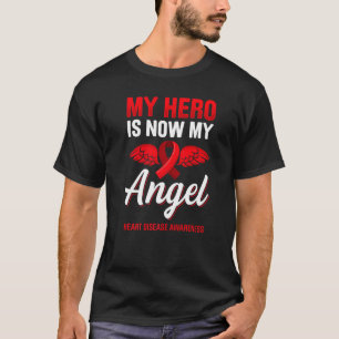 T-shirt Mon Héros Est Maintenant Mon Ange Sensibilisation 