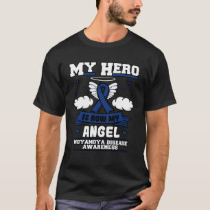 T-shirt Mon Héros Est Maintenant Mon Angel Cerebrovasculai