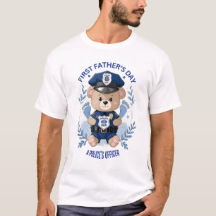 T-shirt 👮 ‍ 💙 "Mon Héros, Mon Papa" - Fête du Père