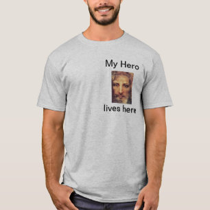 T-shirt Mon héros vit ici