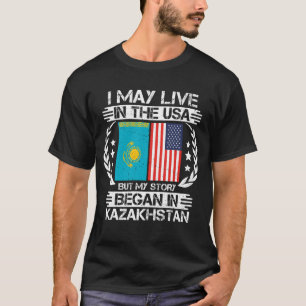 T-shirt Mon Histoire A Commencé Au Kazakhstan