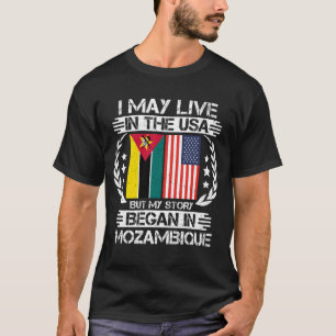 T-shirt Mon Histoire A Commencé Au Mozambique