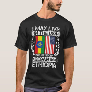 T-shirt Mon Histoire A Commencé En Ethiopie