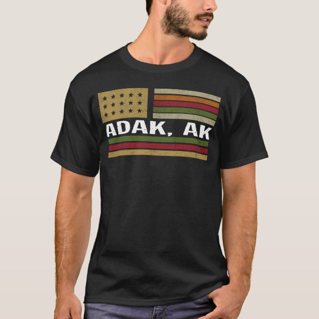 T-shirt Mon histoire commence dans ADAK AK (Devant)
