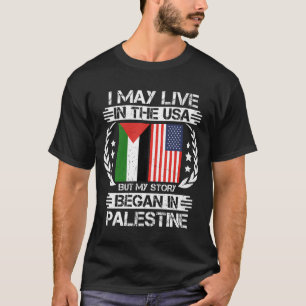 T-shirt Mon Histoire Commence En Palestine