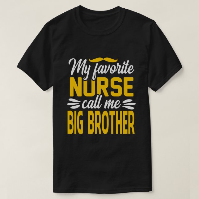 T-shirt Mon Infirmière Préférée M'Appelle GRANDE Fête des  (Design devant)