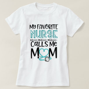 T-shirt Mon infirmière préférée m'appelle le cadeau RN de