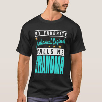 T-shirt Mon ingénieur en mécanique préféré m'appelle grand