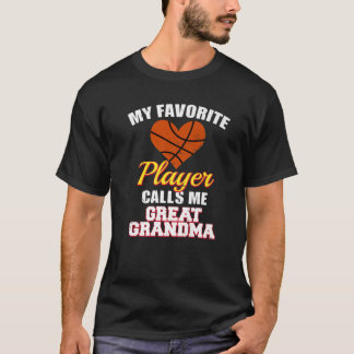 T-shirt Mon Joueur De Basket Favori M'Appelle Grand Grand