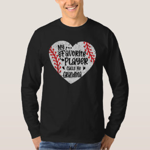 T-shirt Mon Joueur De Basket Favori M'Appelle Grand-Mère M