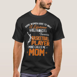 T-shirt Mon Joueur De Basket Favori M'Appelle Maman Don Po