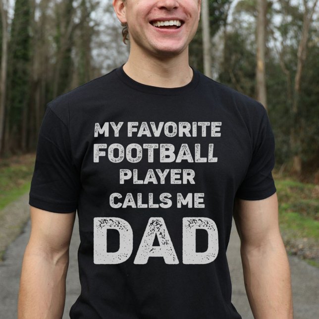 T-shirt Mon Joueur De Football Favori M'Appelle Papa (Créateur téléchargé)