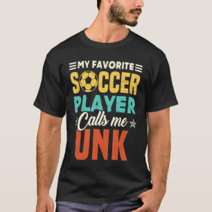 T-shirt Mon Joueur De Football Favori M'Appelle Unk Vintag