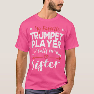 T-shirt Mon Joueur De Trompette Préféré M'Appelle Trumpet 