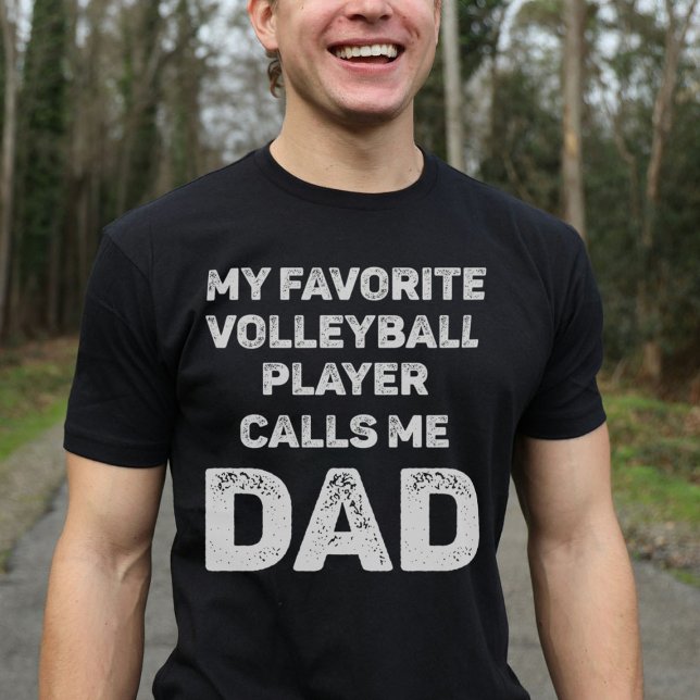 T-shirt Mon Joueur De Volley-Ball Favori M'Appelle Papa Vi (Créateur téléchargé)