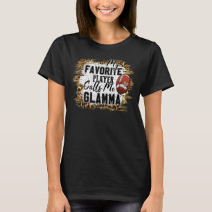 T-shirt Mon Joueur favori m'appelle mère de football Glamm