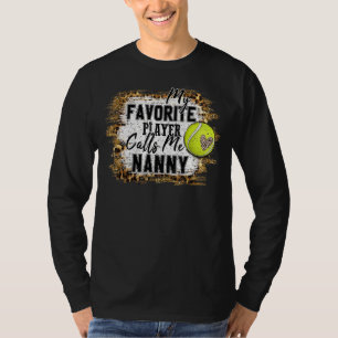 T-shirt Mon Joueur favori m'appelle Nanny Tennis Mère