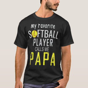 T-shirt Mon Joueur favori me traite Papa Pères