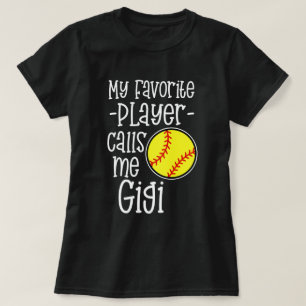 T-shirt Mon joueur préféré m'appelle GIF de jeu de