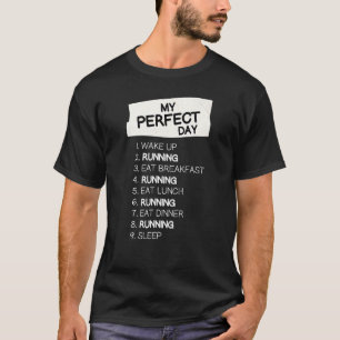 T-shirt Mon Jour De Repos De Coureur Parfait Jour De Couri