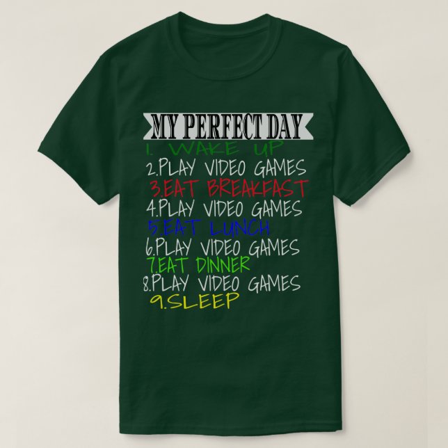 T-SHIRT MON JOUR PARFAIT (Design devant)
