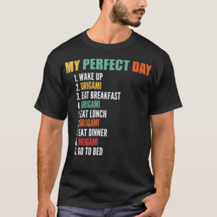 T-shirt Mon Jour Parfait Origami drôle