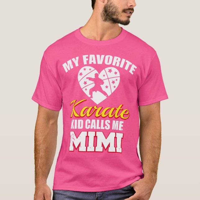 T-shirt Mon Karate Favori M'Appelle Mimi Funny Karate Mimi (Devant)