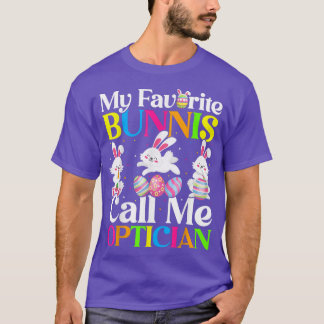 T-shirt Mon Lapin Favori M'Appelle Opticien Pâques 
