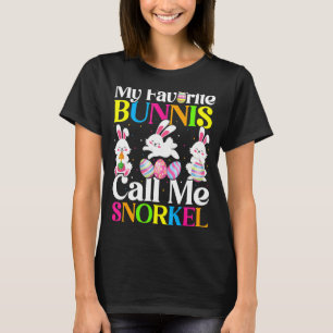 T-shirt Mon Lapin Favori M'Appelle Snorkel Pâques