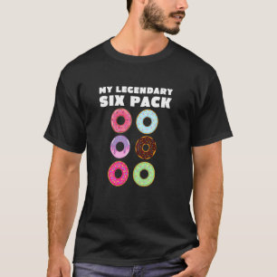 T-shirt Mon Légendaire 6 Pack 6 Donuts Abs Fitness Workout