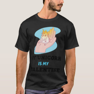 T-shirt Mon licorne est mon couronne médicale de Saint Val