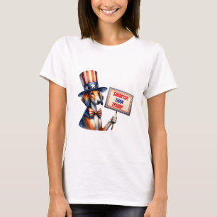 T-shirt Mon Livre De Bovins Américain Est Plus Intelligent