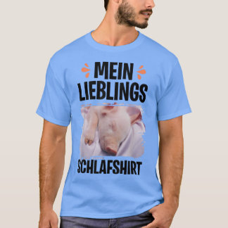 T-shirt Mon maillot de sommeil préféré cochon mini porc