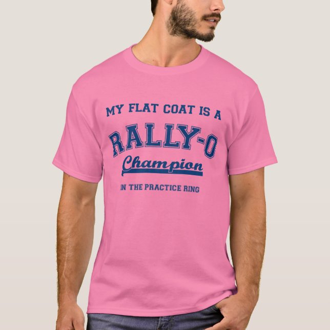 T-shirt Mon manteau plat un champion de Rassemblement-o (Devant)