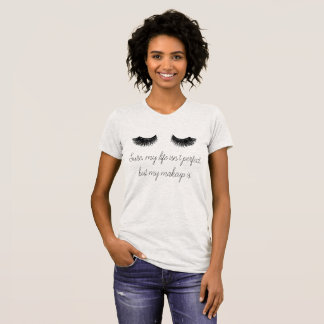 T-shirt "Mon maquillage est" pièce en t parfaite