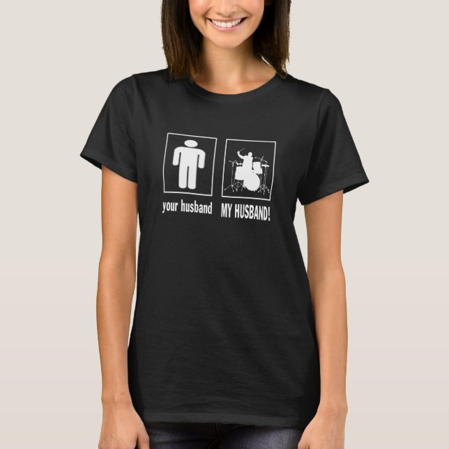 T-SHIRT MON MARI - BATTEUR (Devant)