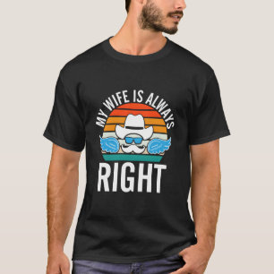 T-shirt Mon mari est un monsieur humour disant des mèmes