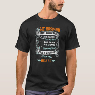 T-shirt Mon Mari Mes Femmes De L'Ange Gardien Ont Perdu Le
