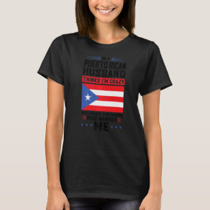 T-shirt mon mari Puerto Rico pense Porto Rico Puerto
