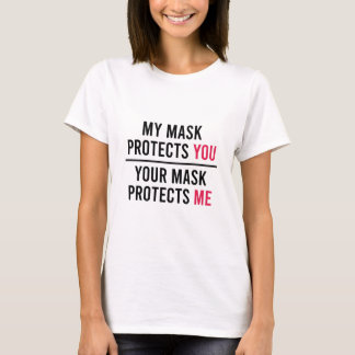 T-shirt Mon Masque Vous Protège, Votre Masque Me Protège