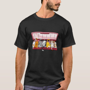 T-shirt Mon médicament pour le bonheur Chats Kitty Chaque