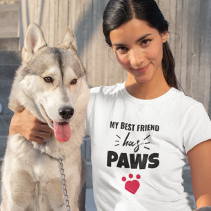 T-shirt Mon Meilleur Ami A Des Citations De Chien De Paill