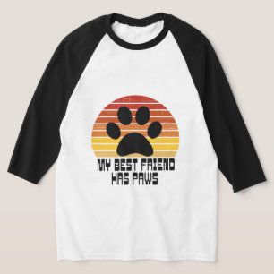 T-shirt Mon meilleur ami a des pattes