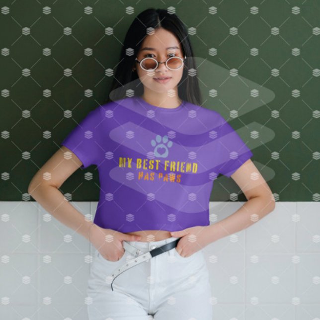 T-shirt mon meilleur ami a des pattes (Créateur téléchargé)