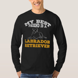T-shirt Mon Meilleur Ami Est Un Labrador Retriever
