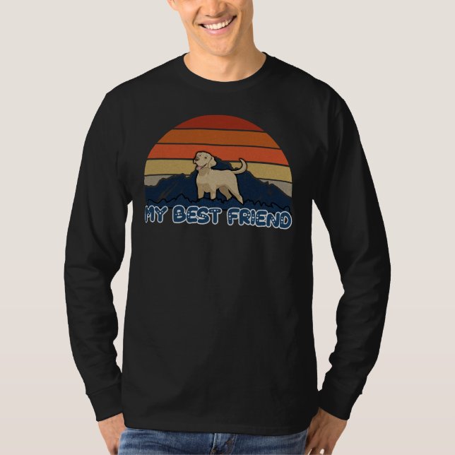 T-shirt Mon meilleur ami Labrador Retriever Labrador Retri (Devant)