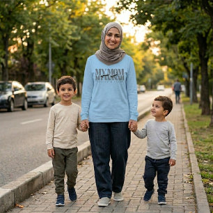 T-shirt MON MOM MA JANNAH Cadeau personnalisé pour maman m