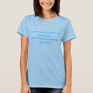 T-shirt mon mot de passe